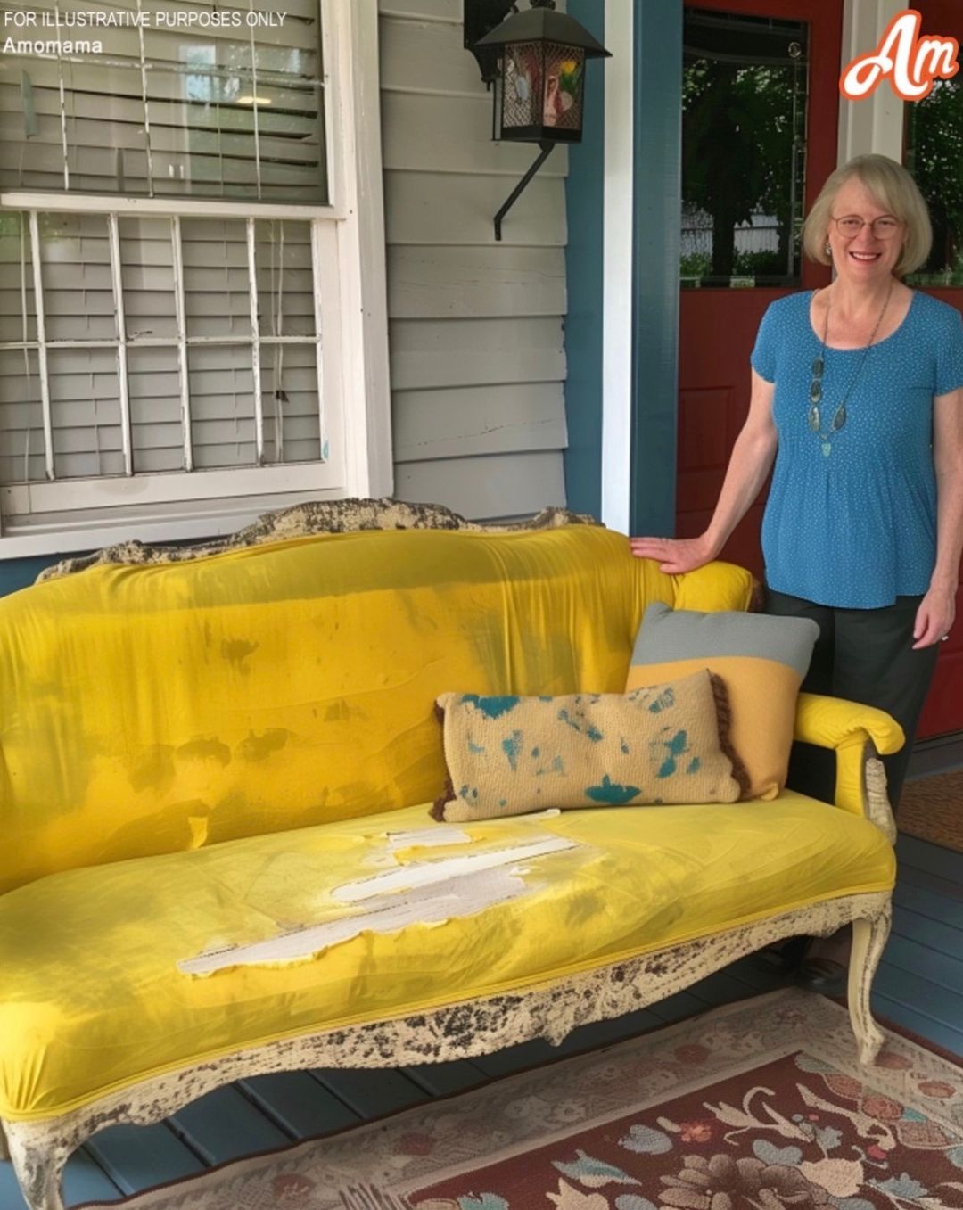 My Stepmother ‘Presented’ Me with an Old, Musty Sofa — Upon Seeing My Transformation of It, She Insisted I Pay Her $2,500