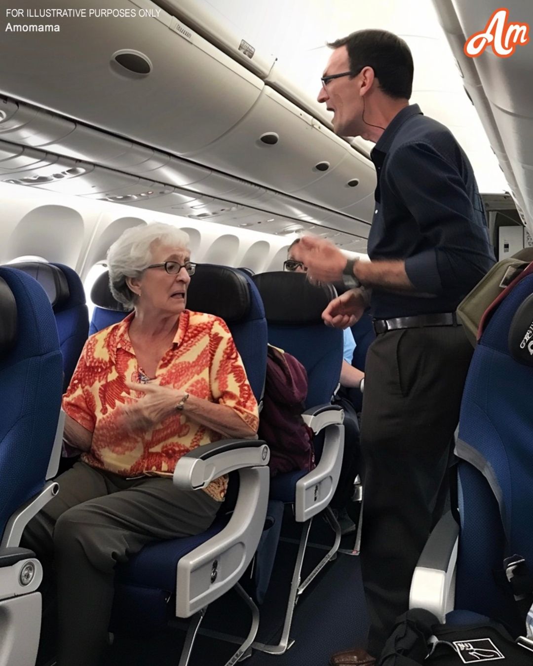 Business Class Passengers Ridicule a Poor Elderly Woman, but at the End of the Flight, the Pilot Speaks Directly to Her