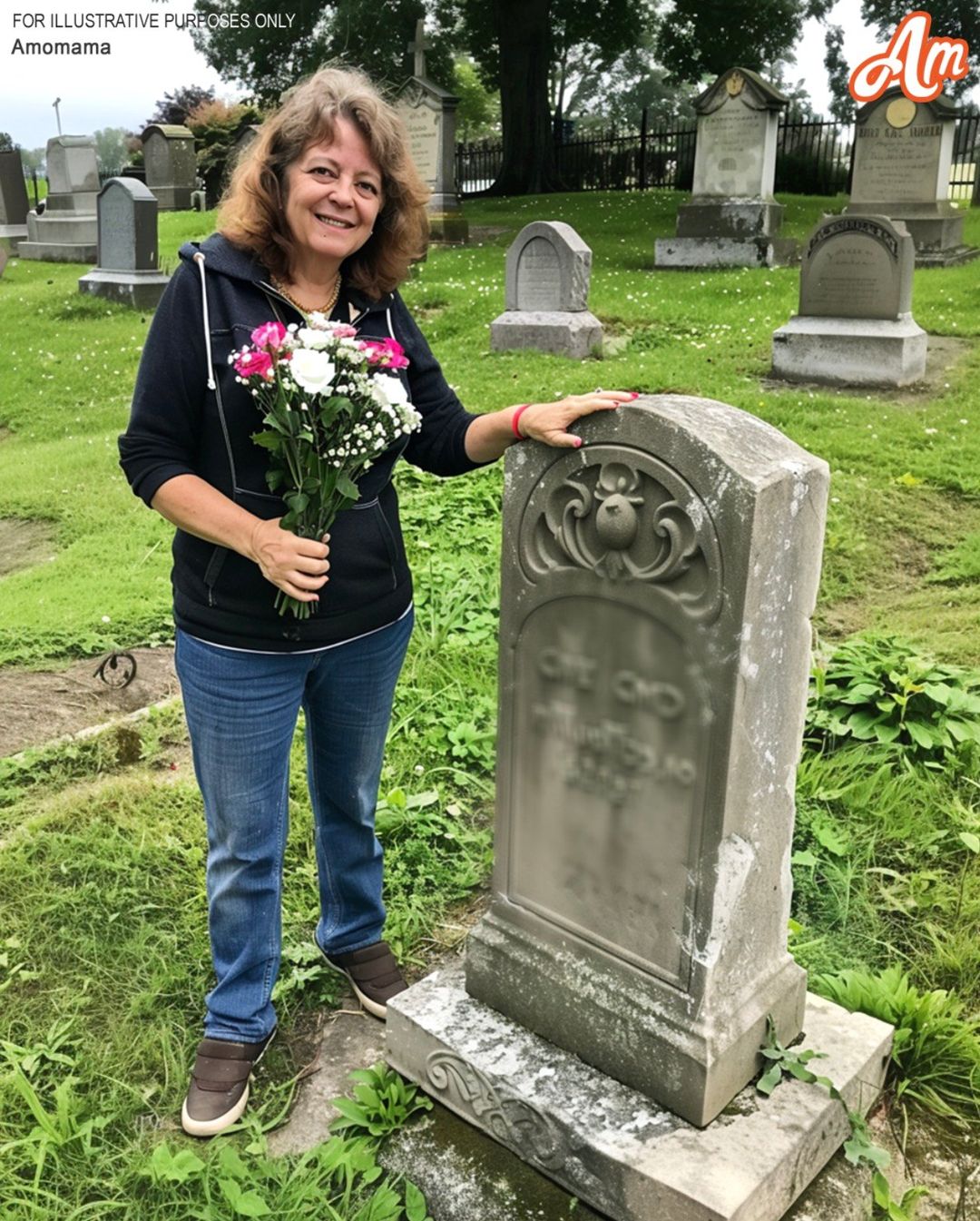 An elderly woman left her son’s favorite pastry at his grave, and when she returned, she found a note that said ‘Thank You’