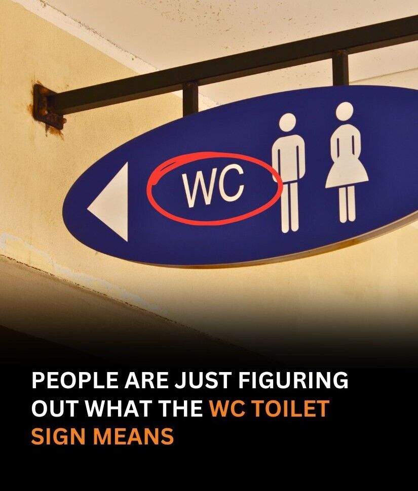 People Are Only Now Figuring Out What The WC Toilet Sign Means