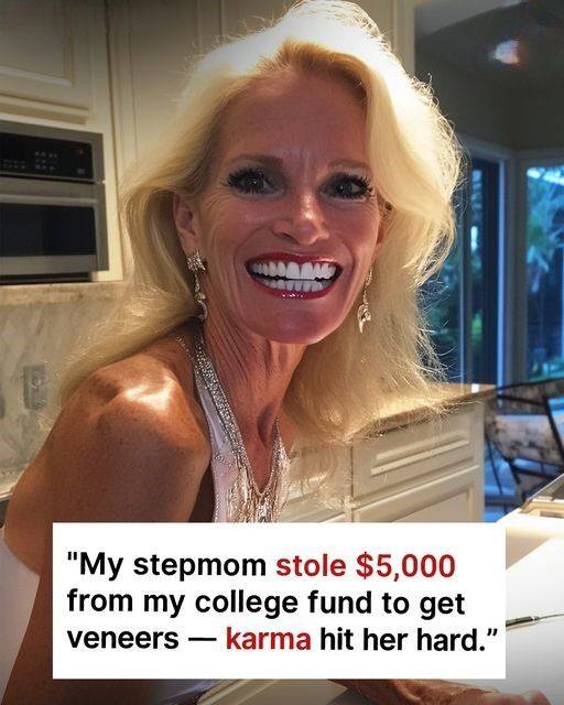 My Stepmom Stole $5,000 from My College Fund to Install Veneers for Herself, Karma Hit Her Hard