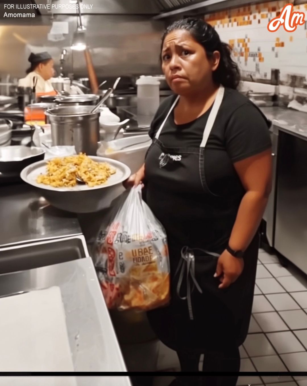 Restaurant Owner Finds Out Cleaner Quietly Gathers Leftover Food from Tables and Trails Her Post-Shift to Learn Why She Needs It