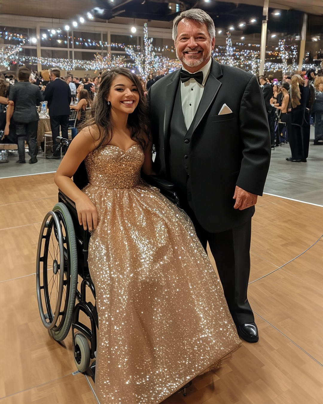 Dad Takes Disabled Daughter to Prom, Finds $10K Check for Dad of the Year in Mailbox Later