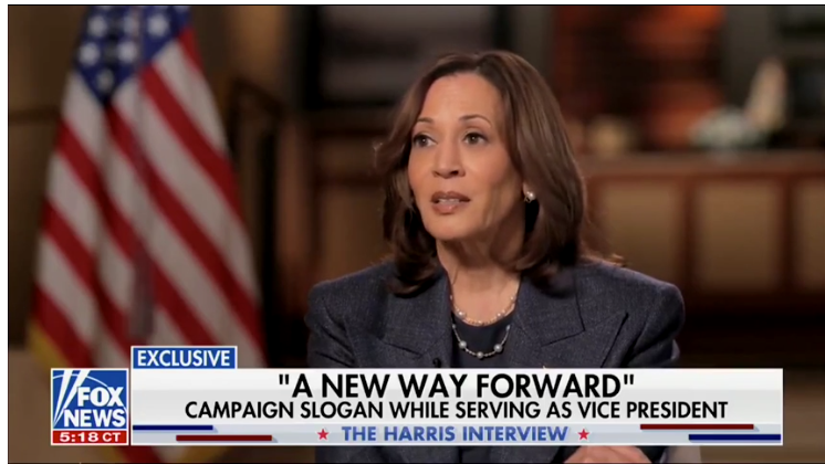 WATCH: Kamala Harris Falls Apart In Disastrous Interview With Fox News