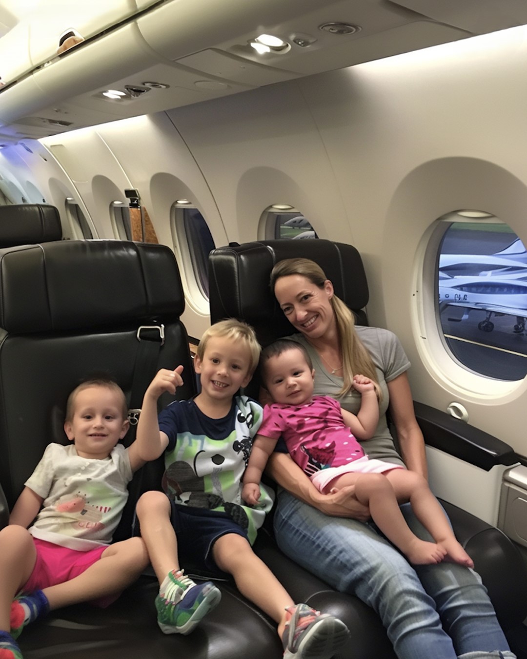 Millionaire Mocks Poor Woman with 3 Kids on Business Class Flight until Pilot Interrupts Him