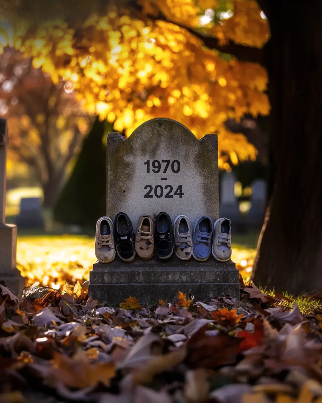 I Found Tiny Childrens Shoes on My Late Husbands Grave Every Time I Visited, Their Secret Changed My Life