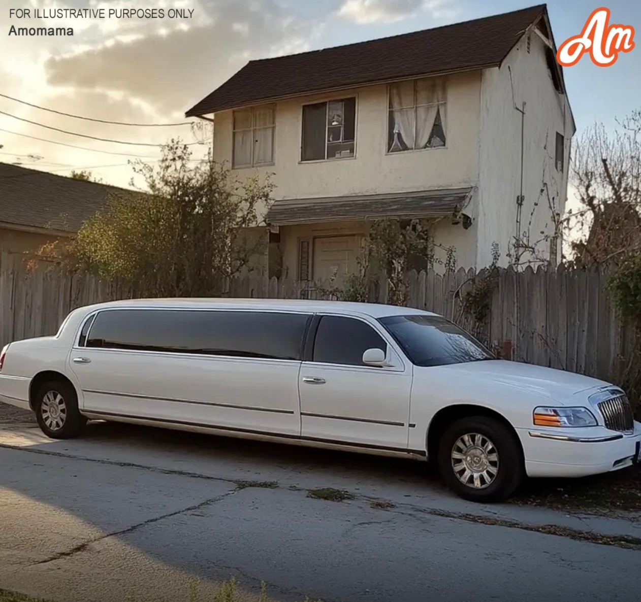 A man gives his paycheck to a woman with a child who needed money for a ticket — the next day, a big white limousine arrives at his house