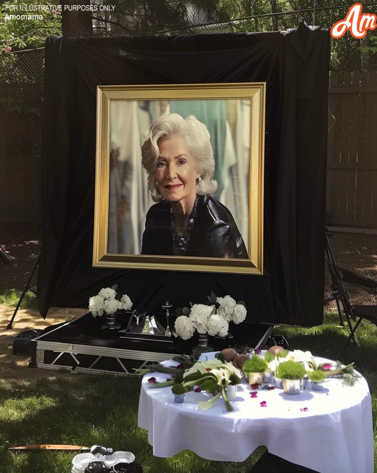 I came back from a business trip only to discover my husband holding a funeral for me in our backyard