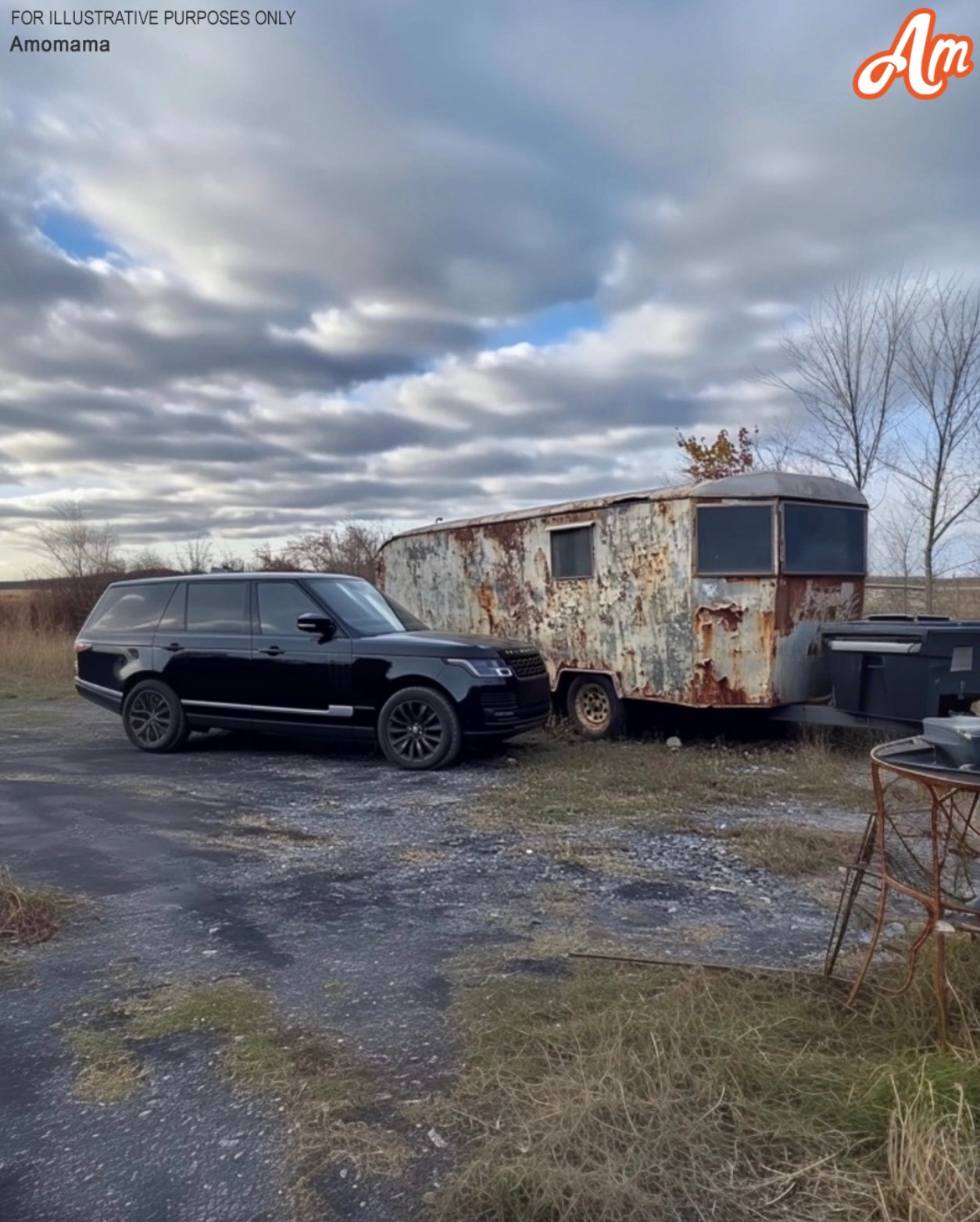 The wife of a millionaire discovers that her husband visits an old metal hut every day and once notices a stroller nearby