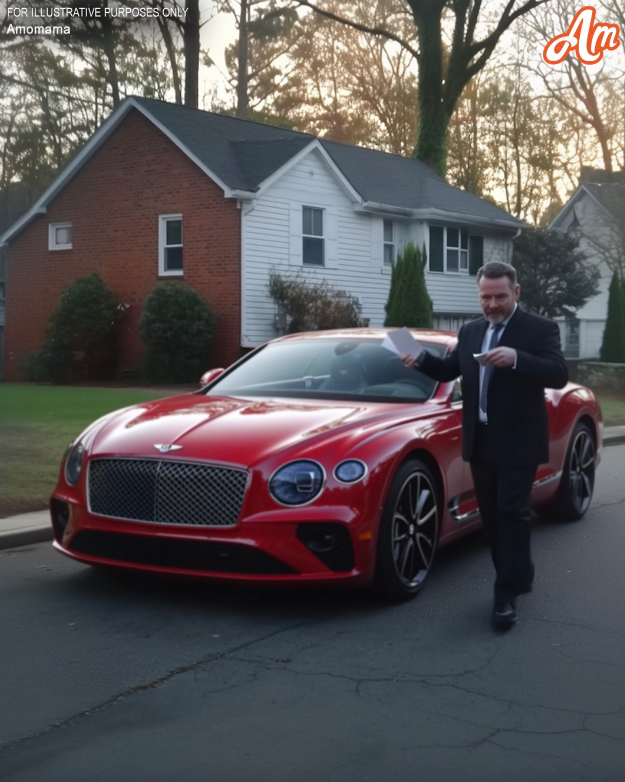 A retired teacher is stunned when the driver of a Bentley gives her a letter about a life-changing lesson from years ago