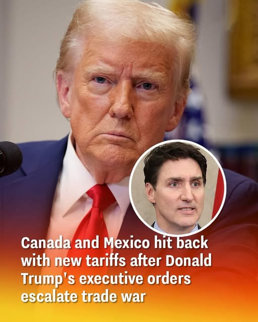 Canada And Mexico Responded By Imposing New Taxes After Donald Trump’s Executive Orders Increased Tensions In The Trade Conflict